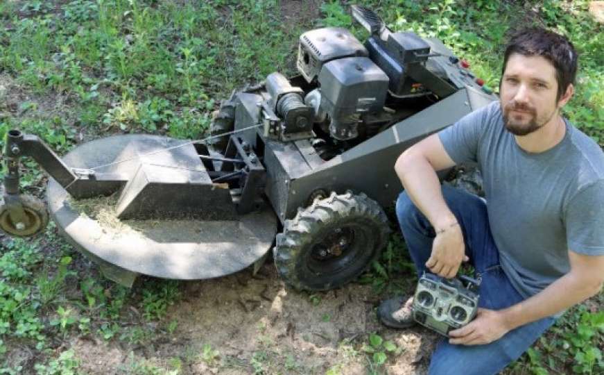 Pomoć na poljima lavande: Nikola Lukičić osmislio poljoprivrednog robota